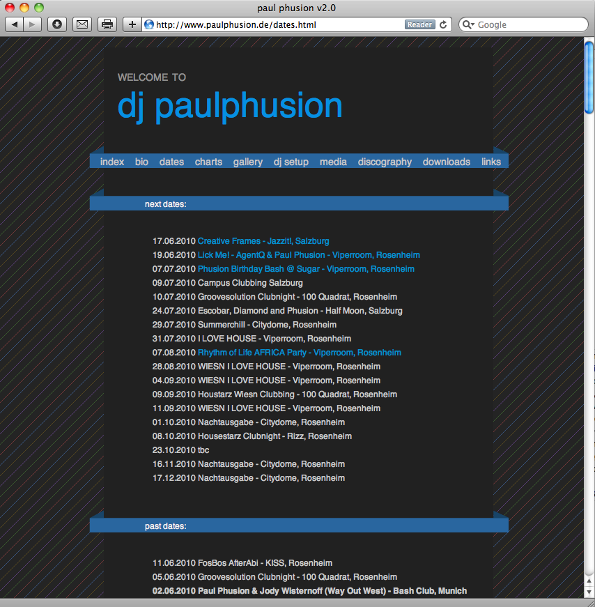 Projekt DJ Portfolio v.2